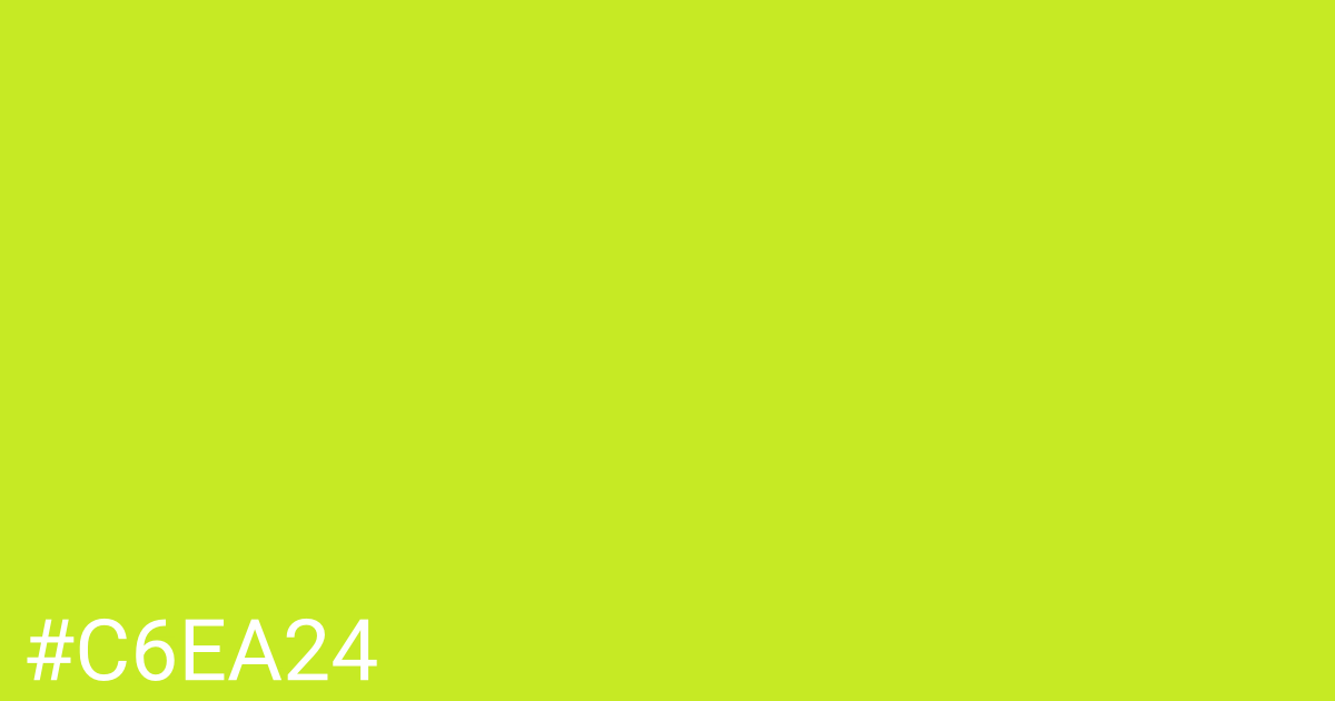 Hex color #c6ea24 graphic