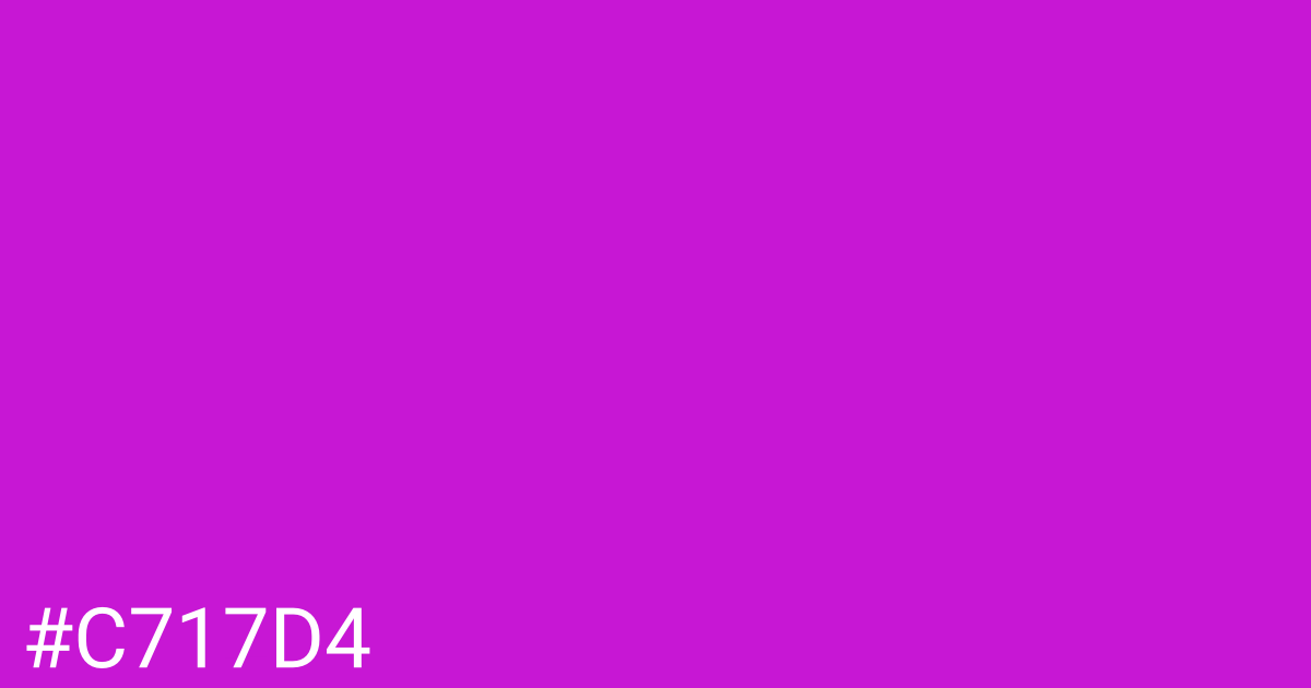 Hex color #c717d4 graphic
