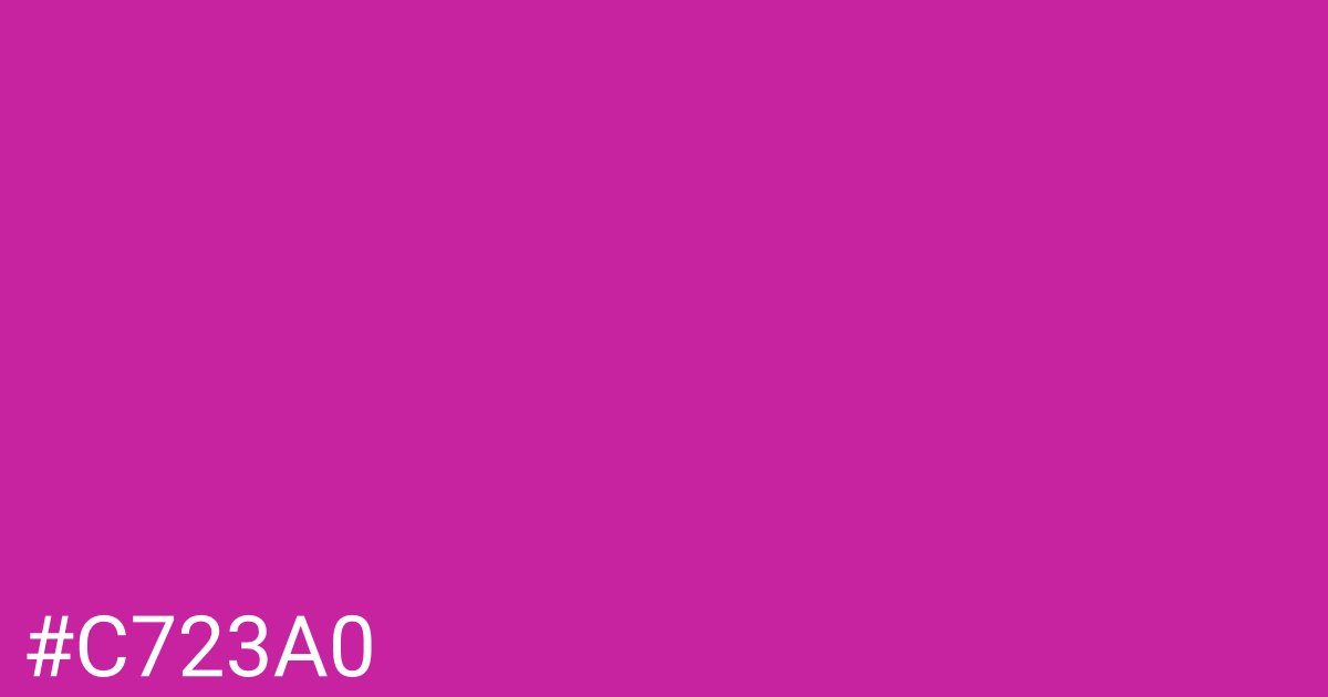 Hex color #c723a0 graphic