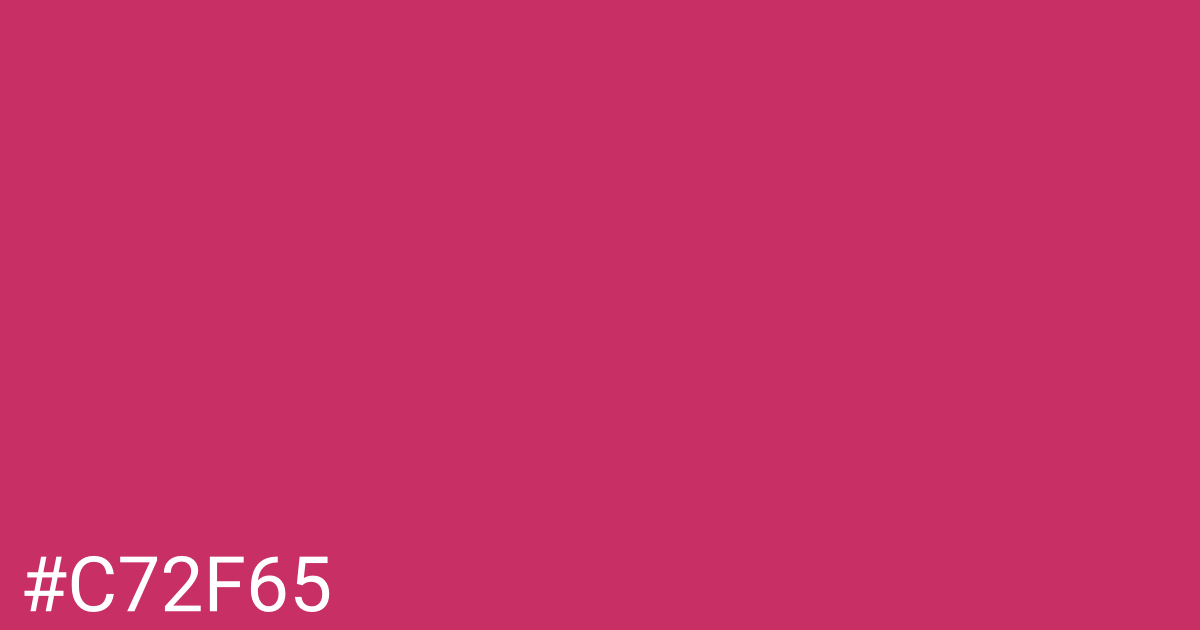 Hex color #c72f65 graphic