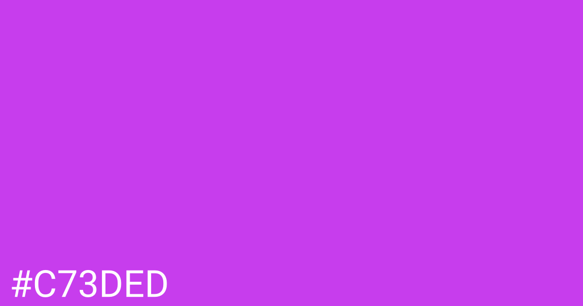 Hex color #c73ded graphic