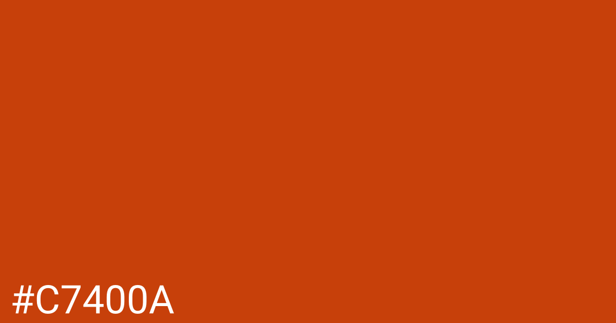 Hex color #c7400a graphic