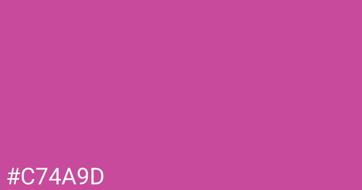 Hex color #c74a9d graphic