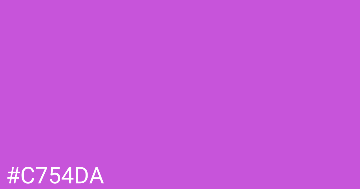 Hex color #c754da graphic