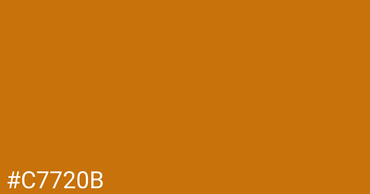 Hex color #c7720b graphic