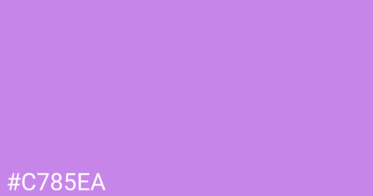 Hex color #c785ea graphic