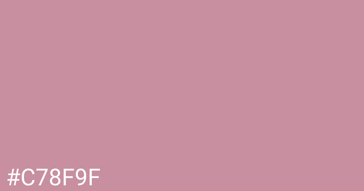 Hex color #c78f9f graphic