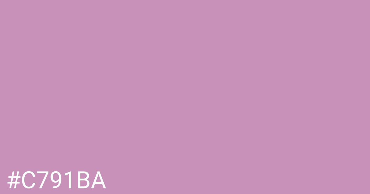 Hex color #c791ba graphic