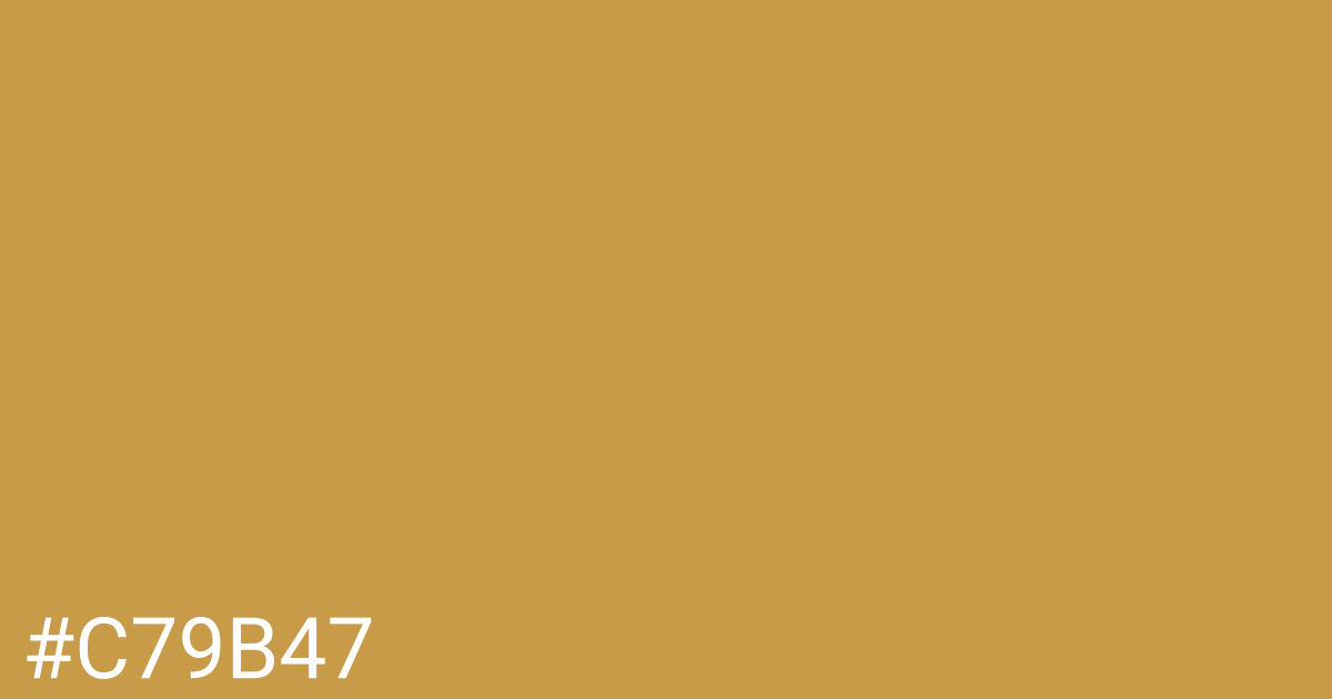 Hex color #c79b47 graphic