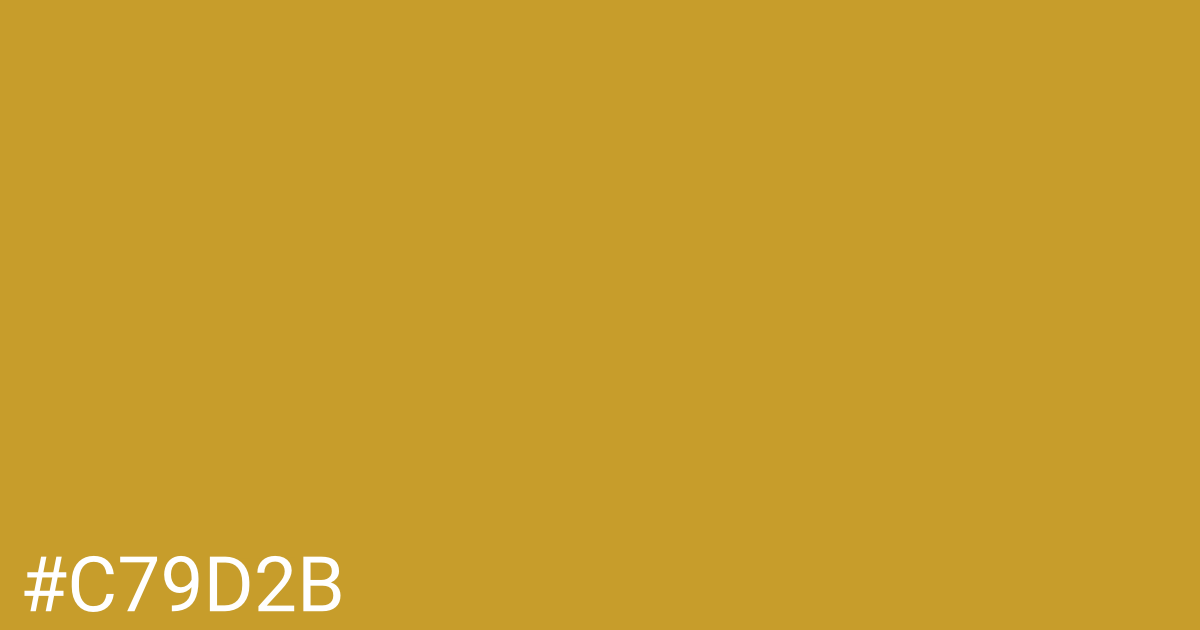 Hex color #c79d2b graphic