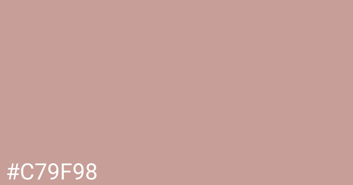 Hex color #c79f98 graphic