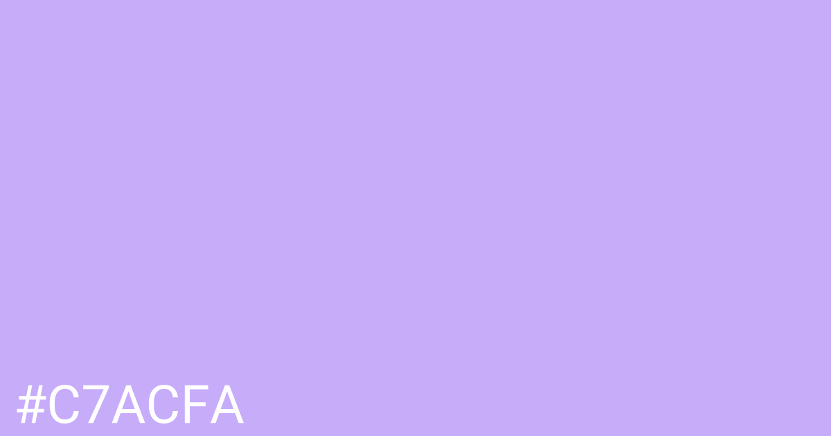 Hex color #c7acfa graphic