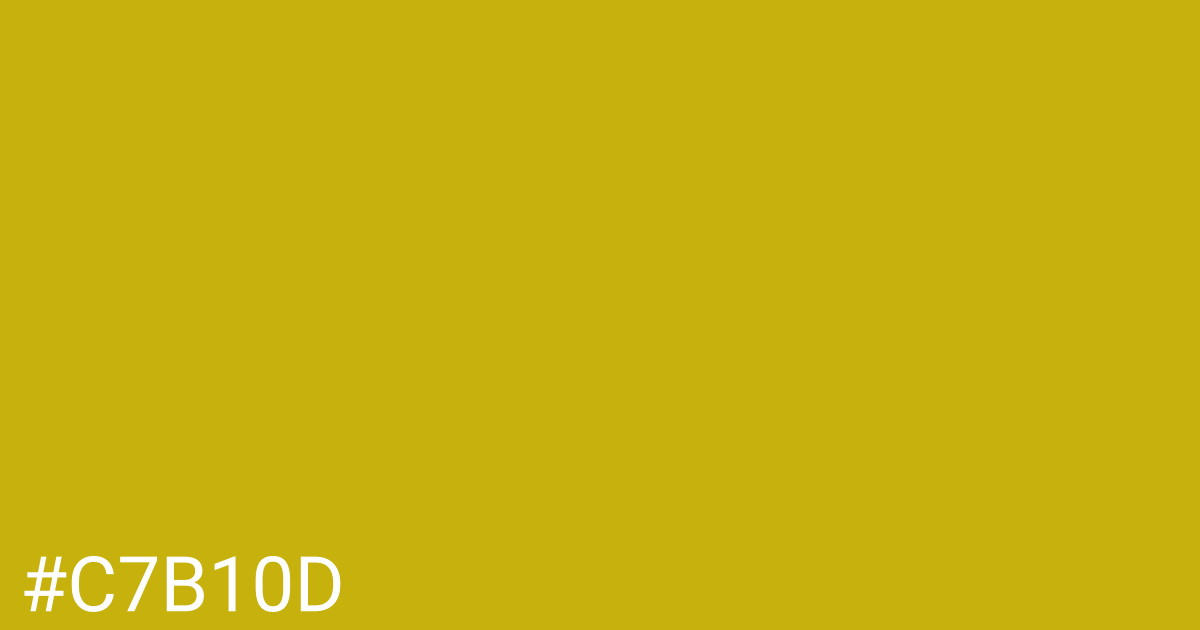 Hex color #c7b10d graphic