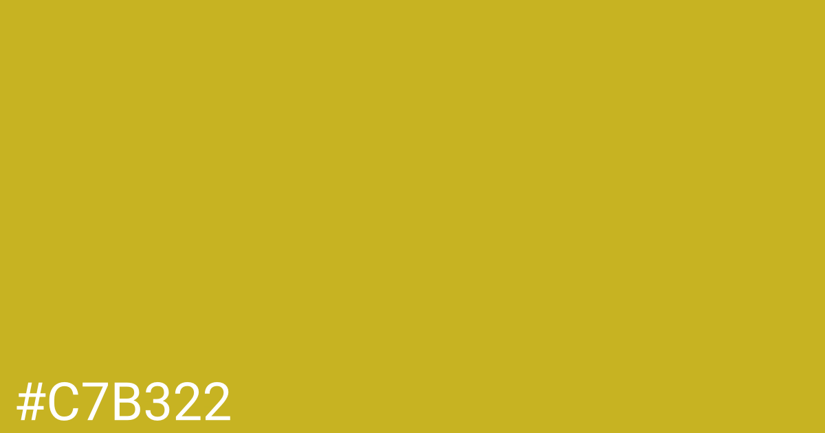 Hex color #c7b322 graphic