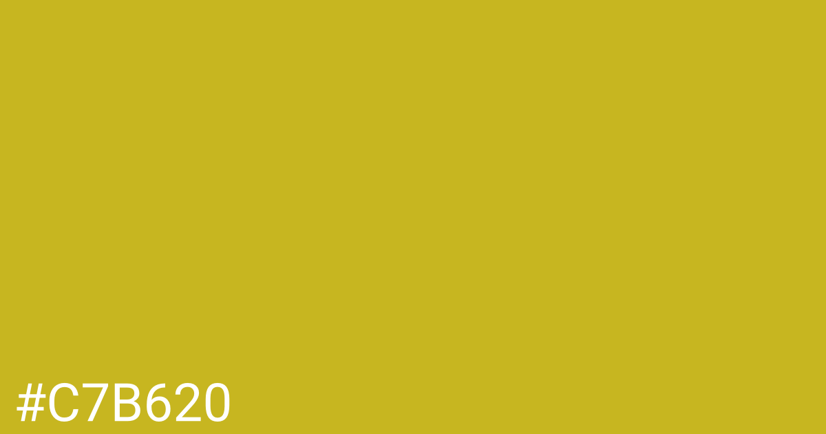 Hex color #c7b620 graphic
