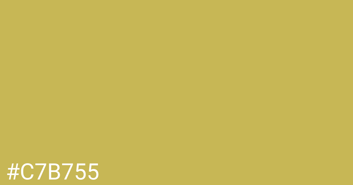 Hex color #c7b755 graphic