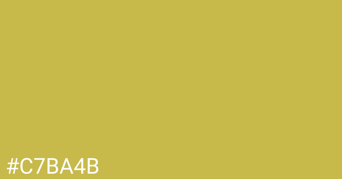 Hex color #c7ba4b graphic