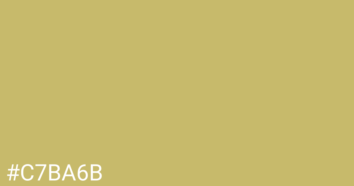 Hex color #c7ba6b graphic