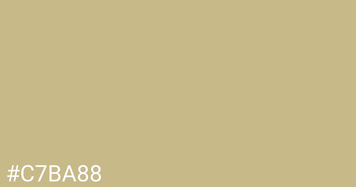 Hex color #c7ba88 graphic