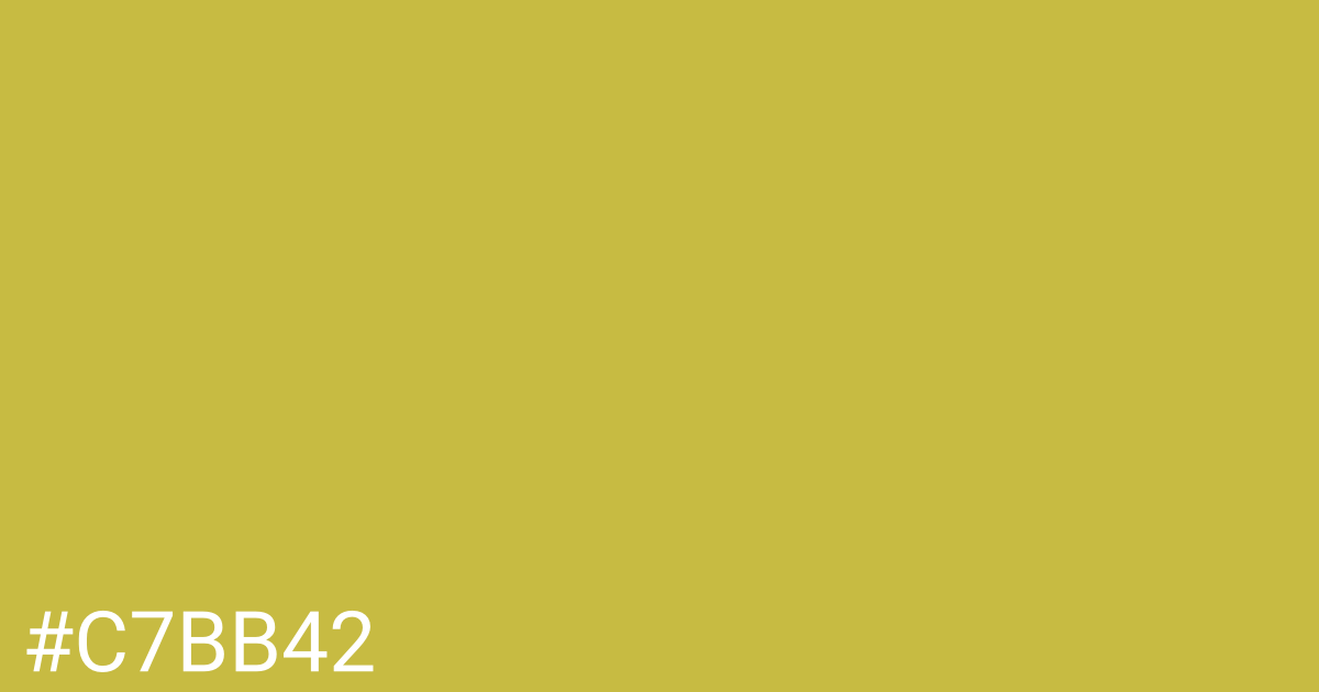 Hex color #c7bb42 graphic