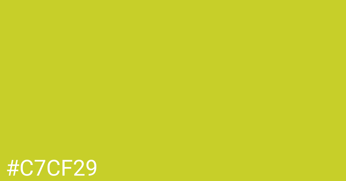 Hex color #c7cf29 graphic