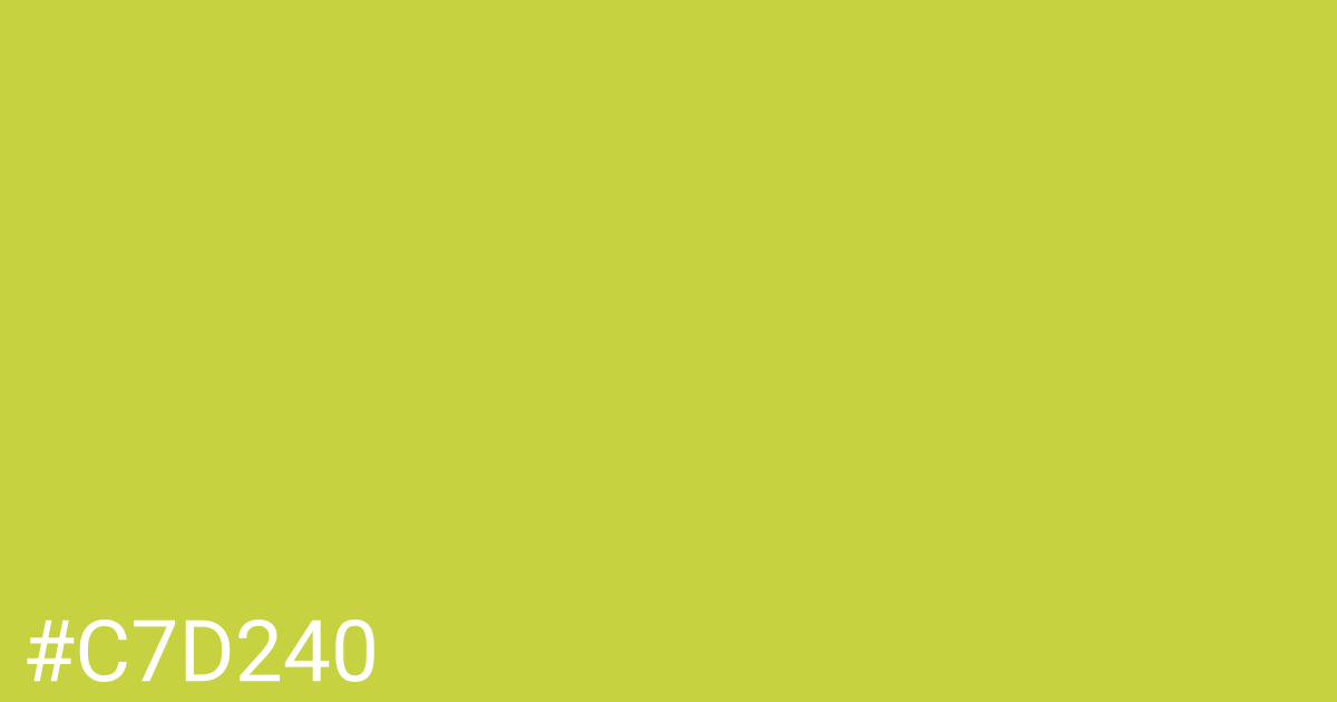Hex color #c7d240 graphic