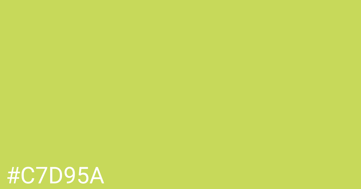 Hex color #c7d95a graphic