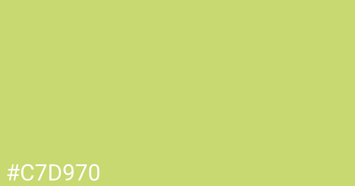 Hex color #c7d970 graphic
