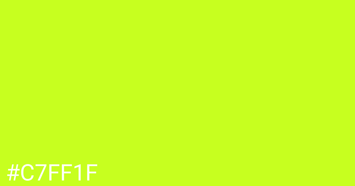 Hex color #c7ff1f graphic