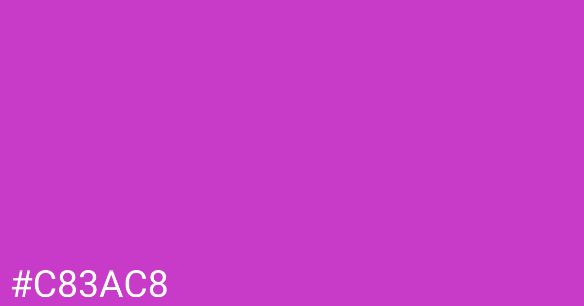 Hex color #c83ac8 graphic