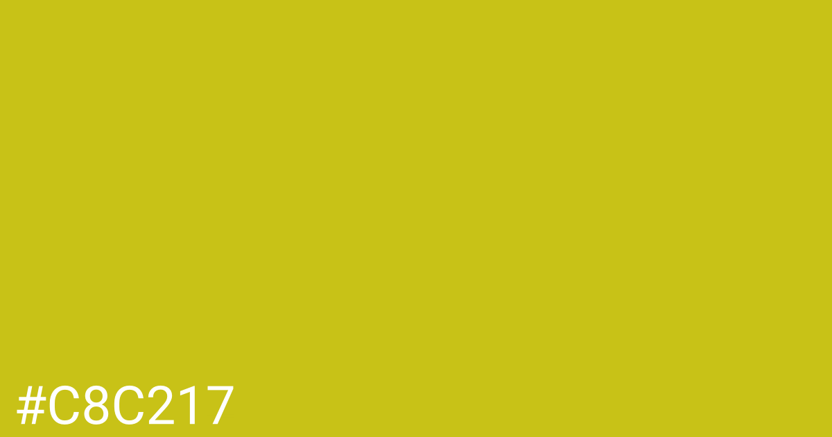 Hex color #c8c217 graphic