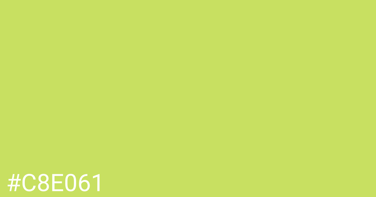 Hex color #c8e061 graphic