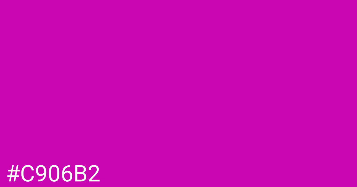 Hex color #c906b2 graphic