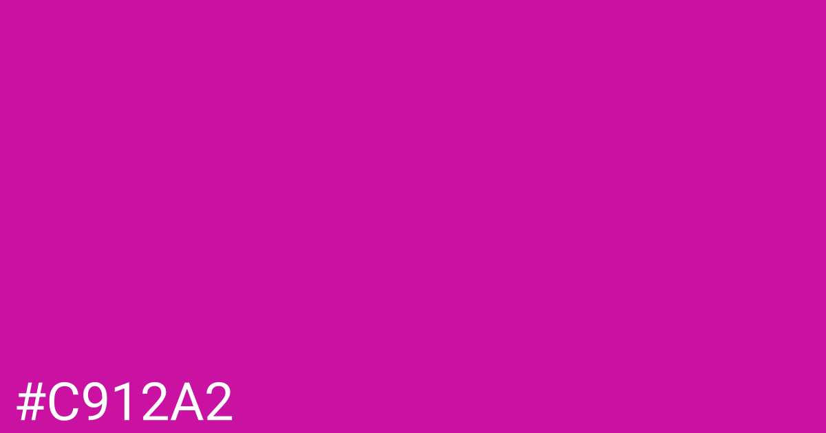 Hex color #c912a2 graphic