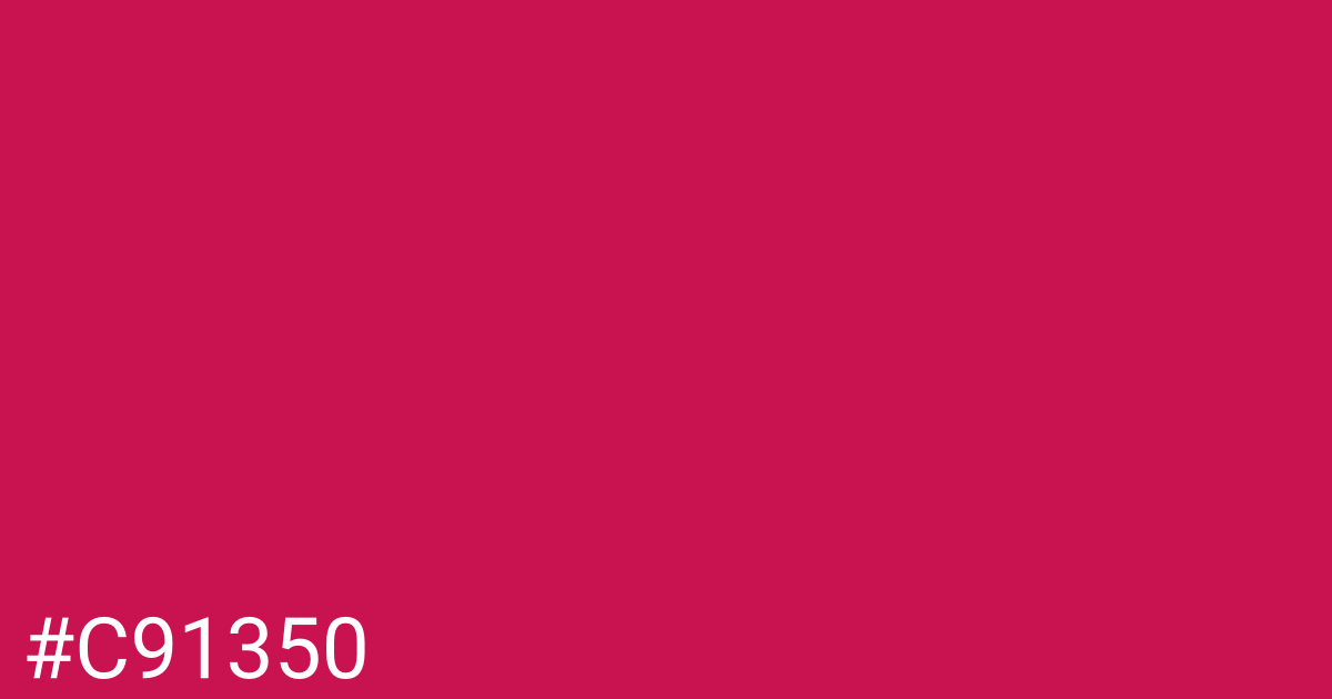 Hex color #c91350 graphic