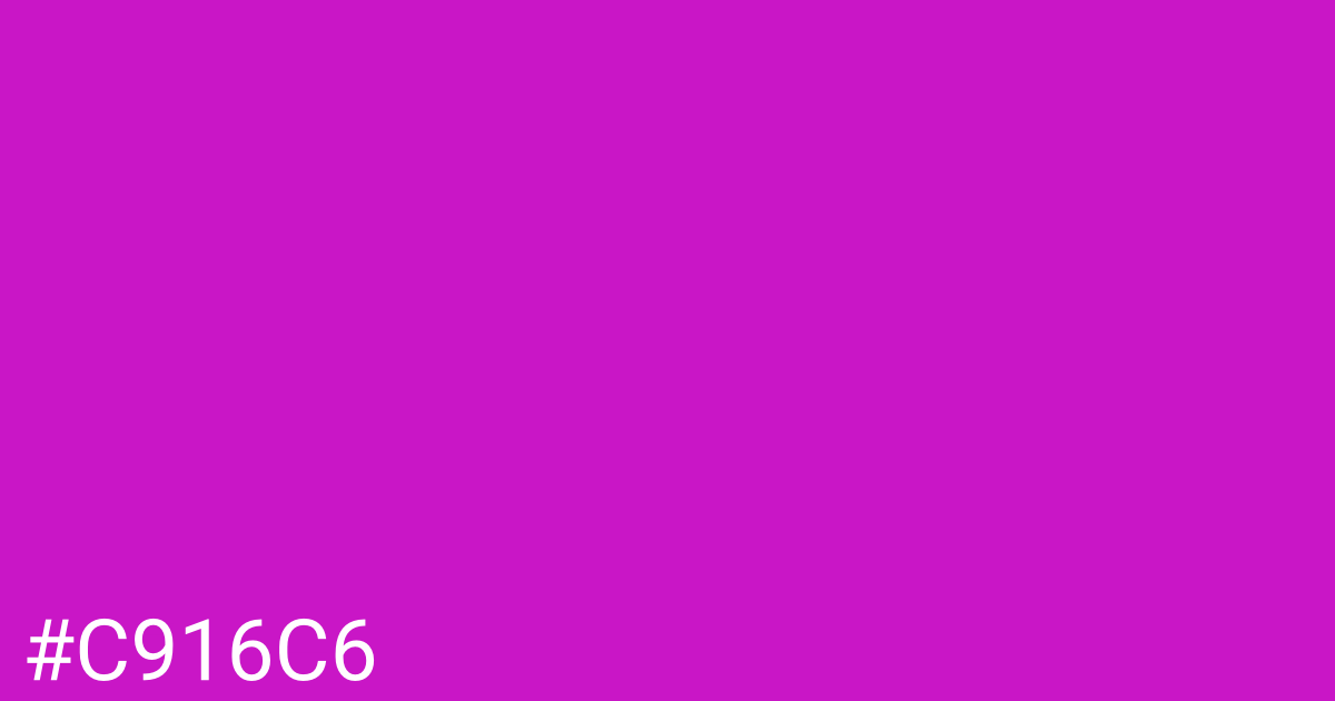 Hex color #c916c6 graphic