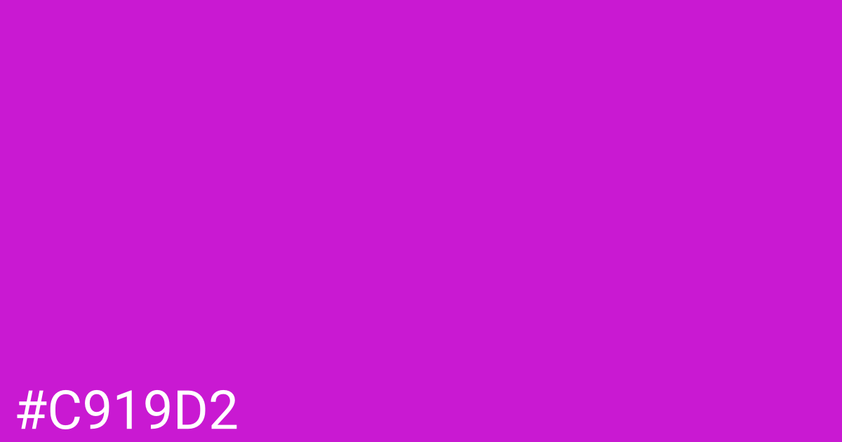 Hex color #c919d2 graphic