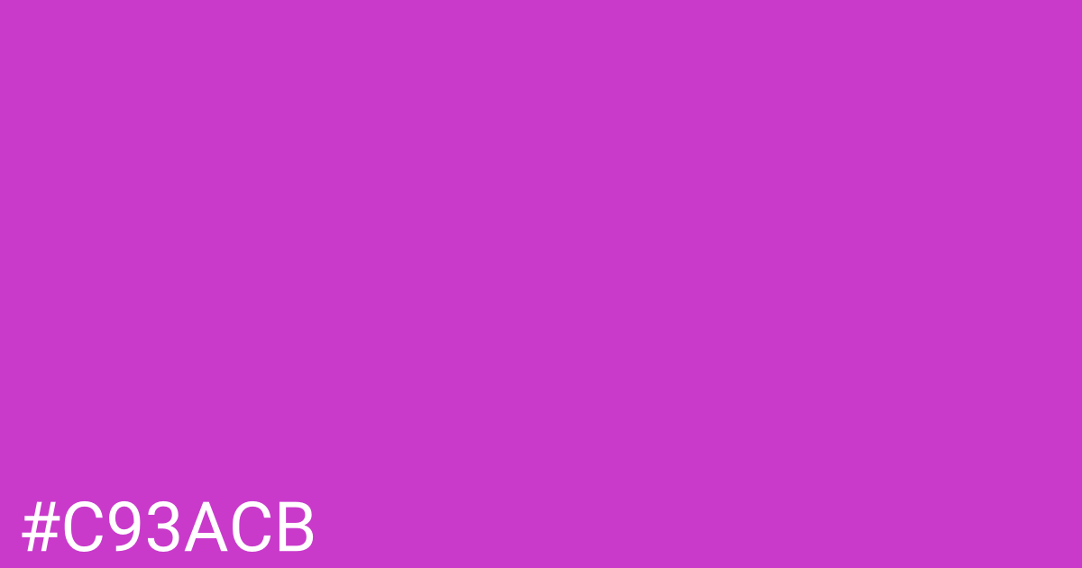 Hex color #c93acb graphic