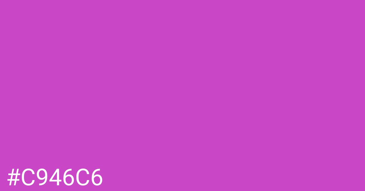 Hex color #c946c6 graphic