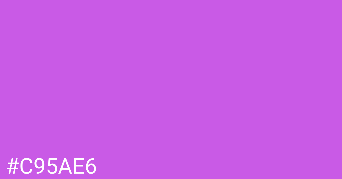 Hex color #c95ae6 graphic