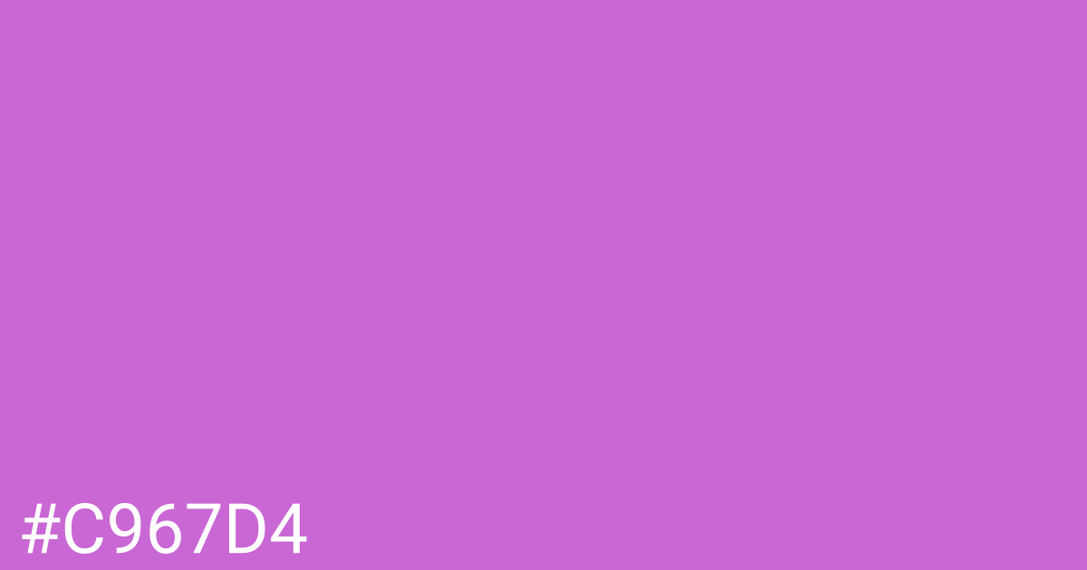 Hex color #c967d4 graphic