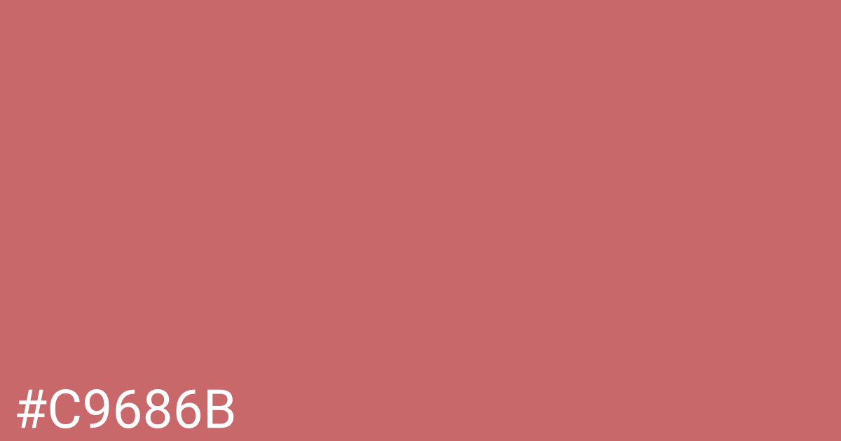 Hex color #c9686b graphic