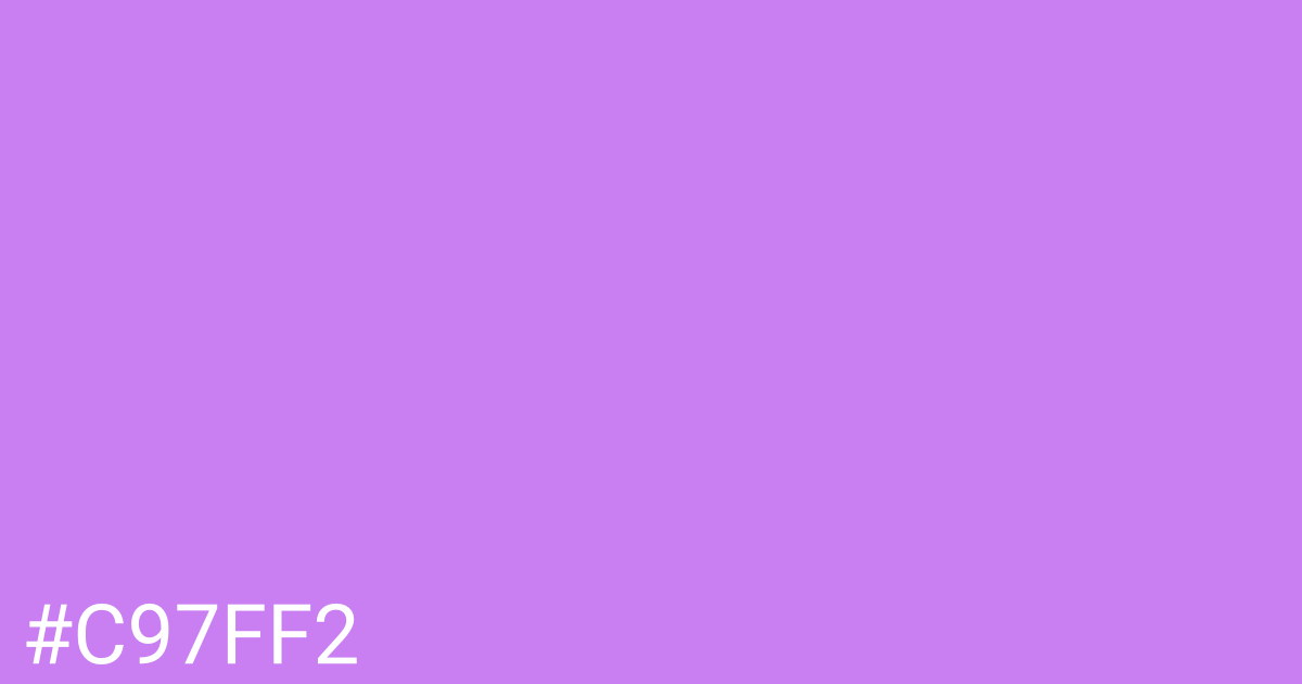 Hex color #c97ff2 graphic