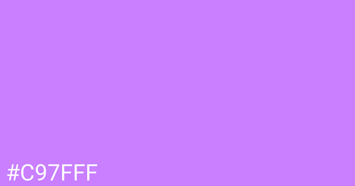 Hex color #c97fff graphic