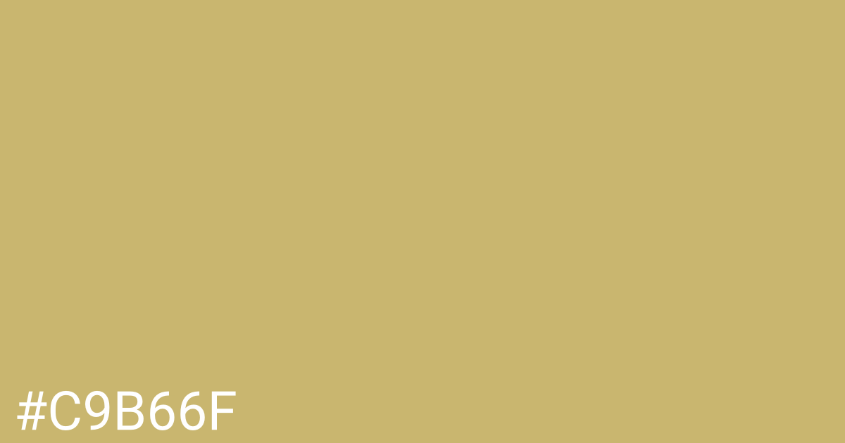 Hex color #c9b66f graphic