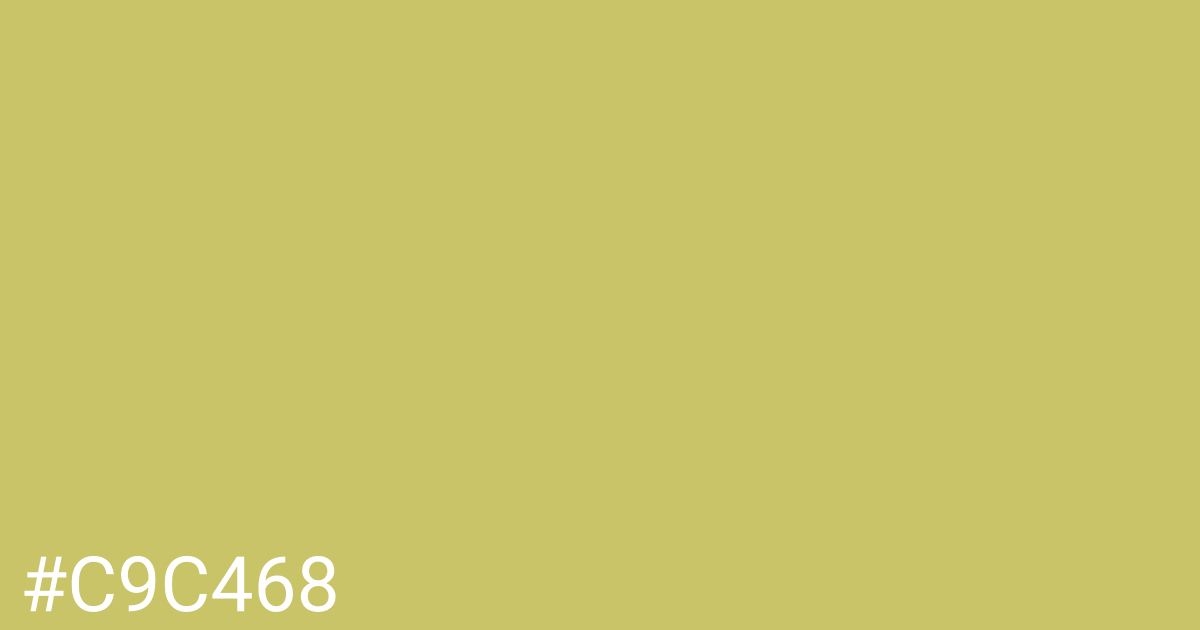 Hex color #c9c468 graphic