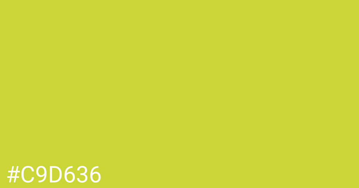 Hex color #c9d636 graphic