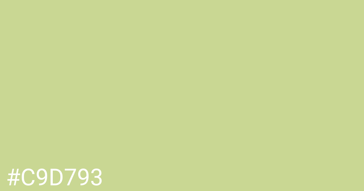 Hex color #c9d793 graphic