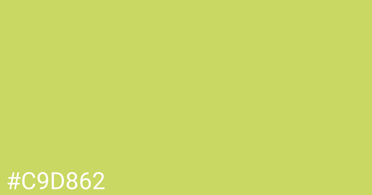 Hex color #c9d862 graphic