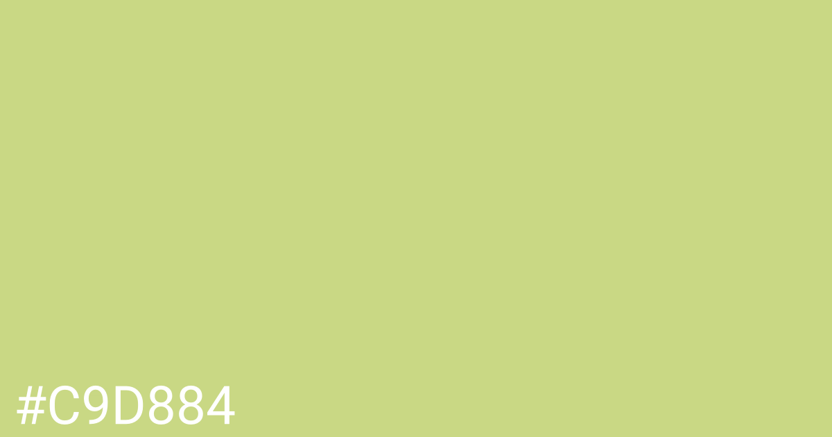 Hex color #c9d884 graphic